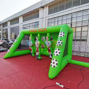 But de football gonflable interactif de qualité commerciale pour fêtes de carnaval en plein air, jeu de tir au but, jeux gonflables - Product Image 2