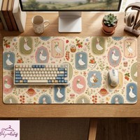 Tapis de souris personnalisé imperméable avec logo imprimé, écologique, grand format, coloré, en stock