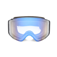 Lunettes de ski magnétiques d'extérieur anti-rayures avec sangle réglable en TPU, coupe-vent, vente en gros OEM ODM du fabricant