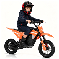 Sepeda Motor Listrik Anak 200W 36V 4Ah Baterai Lithium 20KM/JAM Mini Motor Off Road Rem Cakram Mekanis