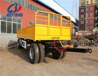 Mini tracteur benne de récupération hydraulique, 15 tonnes, 2 axes, avec barre de traction, 2 axes