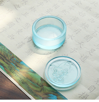 Boîte en verre cristal de haute qualité personnalisée, motif osmanthus, procédé de cire perdue, pour décoration d'étude par ArtFamily Jiangsu HB.2314.ABB