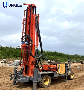 Remorque portable 300m 400m 500m Foreuse de puits en eau profonde Plate-forme de forage de mine Foreuse à eau à vendre - Product Image 4