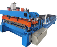 Dubbele Laag Gegalvaniseerd Tegel Dakplaat Making Machine Geglazuurde Dakpan Making Machine