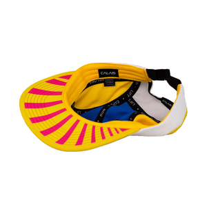 Logotipo personalizado 5 Panel Running Hat <span class=keywords><strong>EVA</strong></span> Flat Bill Camping Cap UPF Transpirable Running Cap Ligero Running Hat con parche <span class=keywords><strong>de</strong></span> <span class=keywords><strong>goma</strong></span> - Product Image 3