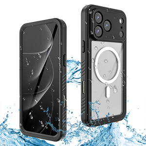 <span class=keywords><strong>Coque</strong></span> <span class=keywords><strong>de</strong></span> protection intégrale 360° étanche pour <span class=keywords><strong>smartphone</strong></span> sous-marin pour plongée et natation iPhone 17 ProMax - Product Image 1