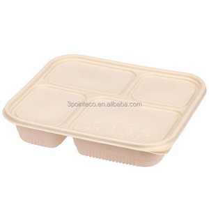 Gran oferta, caja Bento de plástico desechable biodegradable ecológica personalizada para llevar y embalaje de entrega de <span class=keywords><strong>comida</strong></span> rápida - Product Image 5