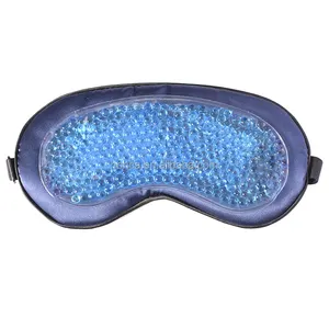 Customize Cooling Eye Mask Gel Beads Reusable Cold Use For Puffy Eyes W/Without Eye Shadows Straps