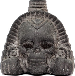Fischio da urlo nero in ceramica urla di morte azteca - Product Image 2