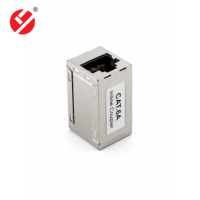 Coupleur en ligne blindé en métal Premier Cable LY-SB42-S6A CAT6A, connecteur Ethernet RJ45 Keystone Jack, cuivre plaqué or