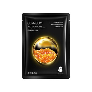 มาส์กหน้า OEM 24K โกลด์ คาเวียร์ 25 กรัม บำรุงผิวชุ่มชื้น - Product Image 1
