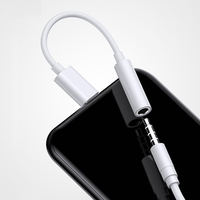 Kabel Adaptor Audio Jack Headphone USB C untuk iPhone 15 Pro Max Samsung S20 Tipe C ke Konektor 3.5MM Kabel Adaptor Musik Ponsel