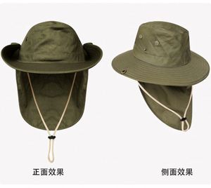 Quick Dry Nylon Neck Flap Sun Hat Wide Brim With Mask <b>Hiking</b> Fishing <b>Caps</b> Perfect for Outdoor Promotion Gift - Product Image 4