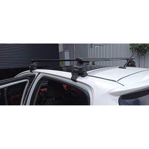 Barres transversales de toit en aluminium noir argenté pour Toyota Yaris HB 2014-2020, porte-bagages - Product Image 5