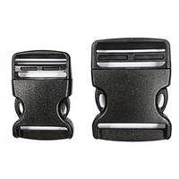 Boucle de serrage réglable en plastique antidérapante pour sangle de sac, 20mm, 25mm, 32mm, 38mm, 51mm, en POM, vente en gros usine