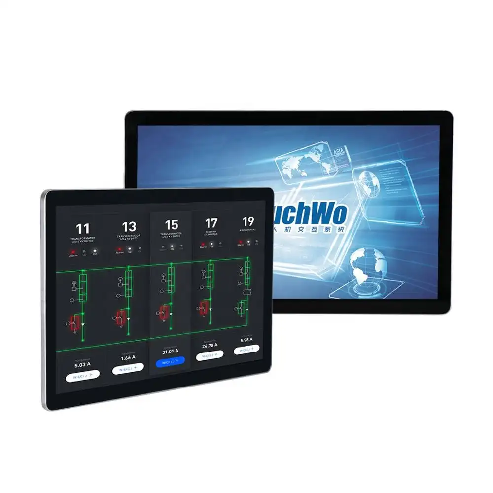 2020 TouchWo masaüstü endüstriyel dokunmatik panel 15.6 inç programlanabilir dokunmatik ekran All In One PC