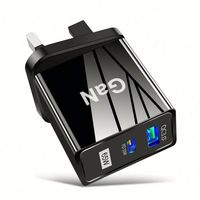 Adaptateurs de charge 65W Gan QC3.0 33W et adaptateur secteur PD33W pour téléphone, pour tablette, chargeur USB US UK EU