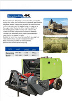 YANHUI Équipement de pressage et d'emballage d'ensilage à grande échelle pour une productivité élevée, machine à presser le maïs et le foin