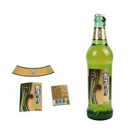 Autocollants en acrylique écologiques pour vin, bière et boissons - résistants à la chaleur, imperméables, résistants à l'huile, anti-rayures, formes personnalisables