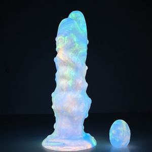 YOCY Dildo Luminoso de Lobo y Perro con Eyaculación, Juguete Sexual de Silicona con Forma de Animal para Hombres y Mujeres - Product Image 5