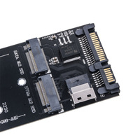 Carte adaptateur NGFF vers SATA, carte adaptateur NVME vers SFF8654, carte d'extension de disque dur SSD à protocole NVMe