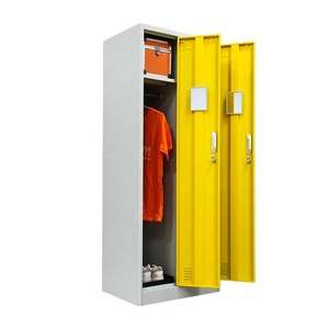 Armoire verticale jaune à 2 portes pour étudiants, idéale pour les dortoirs - Product Image 6