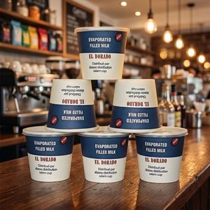 Gobelet en papier jetable à paroi simple, biodégradable et écologique, idéal pour le café, le thé, les milkshakes et les jus, parfait pour les cafés - Vente chaude - Product Image 5