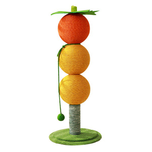 Poste rascador para gatos con bola de sisal y pilar de agarre, duradero para gatos - Product Image 2
