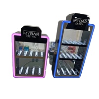 Stand Display Rokok Elektronik dengan Lampu LED dan Lapisan Akrilik Transparan