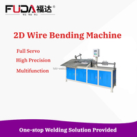 Máquina Automática de Doblado de Barras de Hierro/Alambre de Acero con PLC 2D |   Dobladora de Varillas Metálicas Programable por CNC, Formas Personalizadas |   Foshan Fuda, China