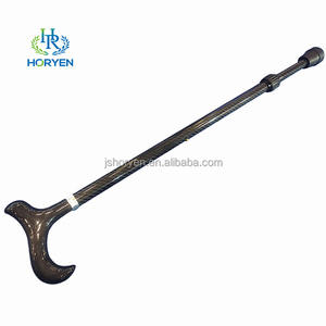 عكاز يدوي مريح بقبضة T من ألياف الكربون عمود خفيف للغاية ، عكاز لكبار السن - Product Image 3