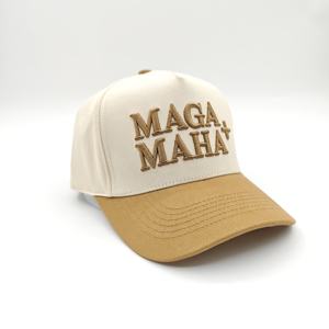 Casquettes de baseball en tissu Oxford Dobby avec logo brodé en relief personnalisé, bicolores, ajustables, effet 3D - Product Image 3