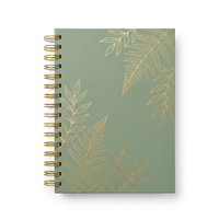 Carnet à spirales personnalisé avec impression de logo, vente en gros, formats A5, A4, B5, journal à spirales, planificateur, usine OEM