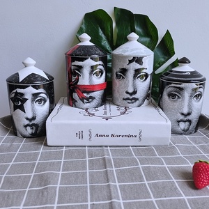 Bougeoir vide en céramique, diffuseur d'aromathérapie, divers motifs d'impression, <span class=keywords><strong>de</strong></span> grande qualité, 20 unités - Product Image 2