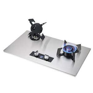 Wholesale Kitchen Appliance Home Gas Burner <b>Stove</b> Stainless Steel Lpg/ng Cooker <b>Stoves</b> with Safety Aq-g203 Kitchen Gas - Product Image 4