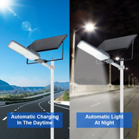 Lampadaire solaire LED à énergie solaire séparé KCD Commercial Outdoor 6000k Haute luminosité Étanche IP65 100w 150w 300w 400w