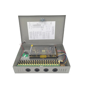 CCTV Power Supply Box 12V 20A 18 Channel Centralized For <b>Monitoring</b> LED Display <b>Light</b> Box - Product Image 2