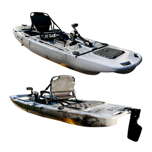 <span class=keywords><strong>Kayak</strong></span> modulaire <span class=keywords><strong>de</strong></span> pêche à propulsion à pédales portable <span class=keywords><strong>de</strong></span> haute qualité, 9 pieds, une personne, détachable, en deux sections - Product Image 6