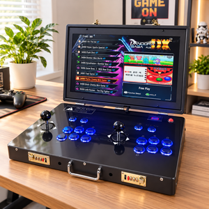 <span class=keywords><strong>Console</strong></span> <span class=keywords><strong>Arcade</strong></span> Portatile Ricaricabile in Metallo da 22 Pollici, Pieghevole, Pandora's Box, Doppio Joystick, <span class=keywords><strong>Console</strong></span> <span class=keywords><strong>Retro</strong></span> per 2 Giocatori, per Esterni e Casa - Product Image 4