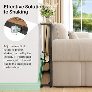 Narrow <strong>Console</strong> <strong>Table</strong> with Adjustable Height <strong>Skinny</strong> Behind Couch <strong>Table</strong> Simple Sofa Side <strong>Table</strong> for Living Room - Product Image 5