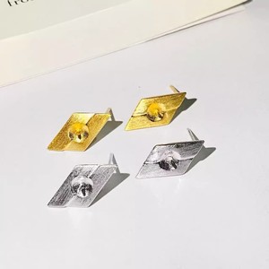 22650 DIY Pearl Accessories S925 <b>Silver</b> Ear <b>Studs</b> with Empty Support Fashionable Women's Earrings with 5-6mm Beads - Product Image 2