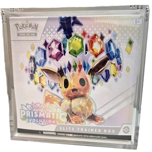 Vitrina protectora de acrílico de resistencia UV para Scarlet Violet Prismatic Evolutions Elite Trainer Box Display Rack - Product Image 4
