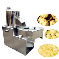 Voedsel Groenten Verwerking Aardappel Was- en Schilmachine/aardappelchips Snijmachine