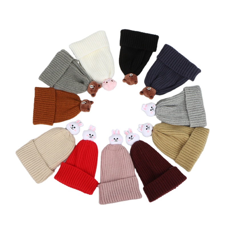 Лучшая цена, высококачественные детские зимние шапки, вязаная шапка для девочек и мальчиков, зимняя теплая