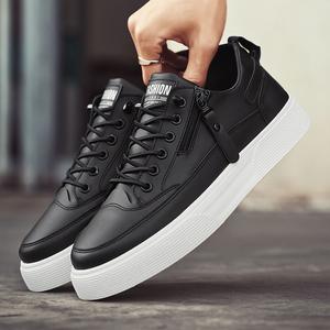 Chaussures de sport respirantes pour hommes, nouveau style 2026, tendance et décontractées, en PU à lacets, multi-complémentaires - Product Image 4