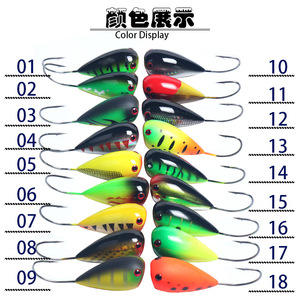Señuelo de pesca tipo huevo croata de 5.7cm y 13.6g, cebo de superficie para pesca en agua dulce y pesca en hielo, con anzuelo simple, para uso en lagos. - Product Image 3