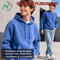 Tejido de punto de vellón cepillado suave y cálido, gamuza lijada elástica y transpirable para ropa de descanso, ropa deportiva y joggers 43/44 pulgadas