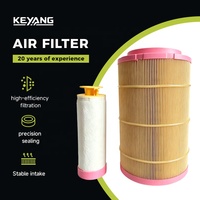 Filtre à air pour engins de construction 40017182, pièce de rechange pour filtre à air de moteur d'excavatrice