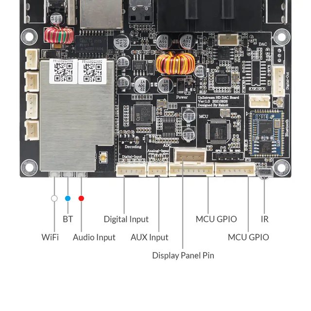 HD DAC Airplay BT 5.0 Audio Receiving Board Airplay Compatible Module DAC Board