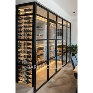 Vinoteca Eléctrica Independiente de Diseño Moderno BARLEY Cellar, Totalmente de Vidrio y Acero Inoxidable, para Uso en Hoteles - Product Image 3